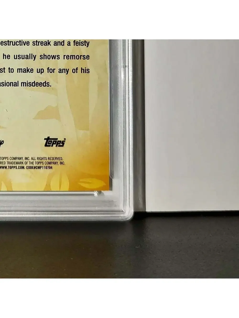 Figaro 2025 Topps Disney #FF-3 Furry Friends Card Pinocchio PSA 9